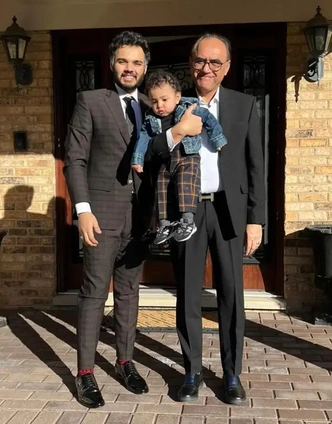 Абдулла с отцом и племянником