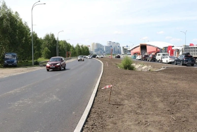 Ремонт дороги у Кузбасского моста закончат до конца недели