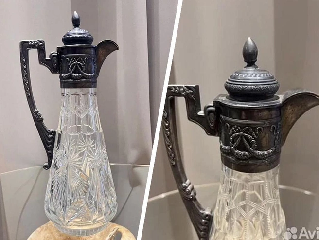 Материалом для графина послужило серебро 84-й пробы. | Источник: Авито