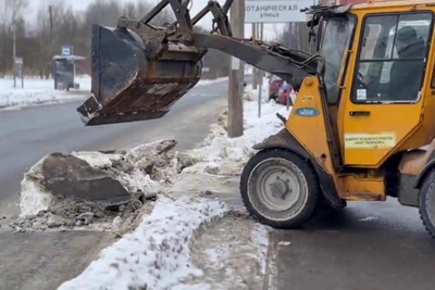 St. Petersburg sees over a meter of snow this winter
