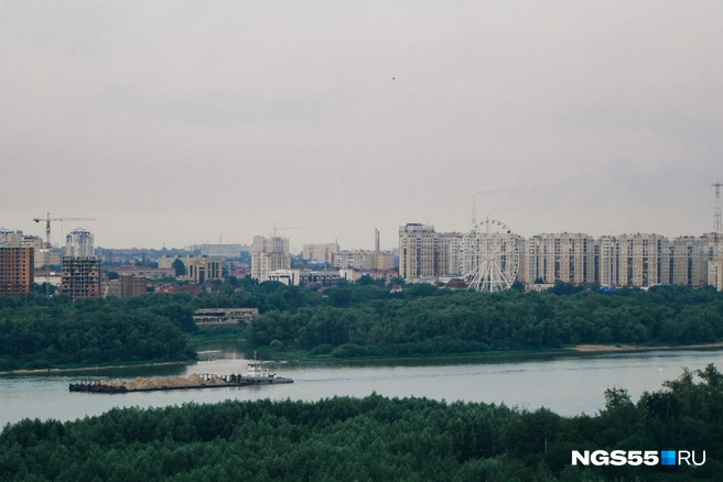 Будут ли зерно возить баржами по Иртышу, пока непонятно | Источник: Елена Латыпова / NGS55.RU 