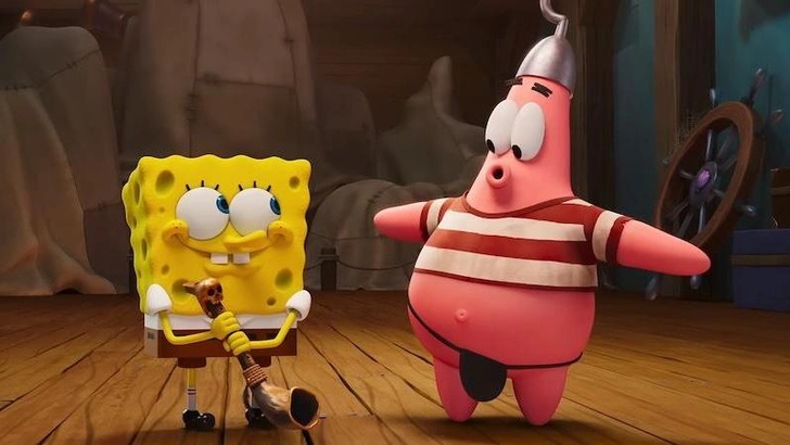 Кадр из мультфильма «Губка Боб: В поисках квадратных штанов»