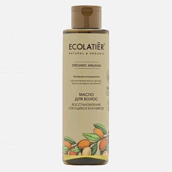 Масло для волос ECOLATIER ORGANIC ARGANA 