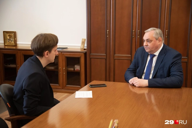 Потребителей в Поморье, по словам Алексея Алсуфьева, меньше, чем в центральных регионах. А площадь области — немалая | Источник: Иван Митюшёв