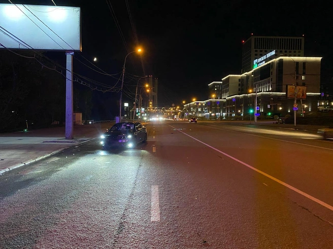 Автомобилист сбил пешехода возле набережной | Источник: ГАИ по Новосибирску