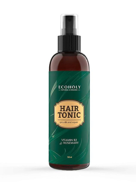 Тоник для волос с розмарином и витамином B3 Ecoholy