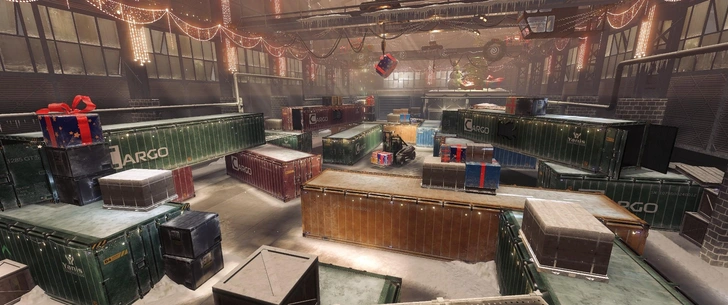 Источник: Новогодняя версия карты «Ангар» из Warface, Astrum Entertainment