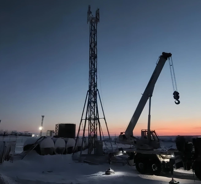 Оператор Т2 установил две базовые станции — по одной в каждой части поселка | Источник: Т2