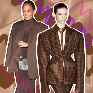 Вместо пиджака: модная замена этой зимой — коричневый блейзер