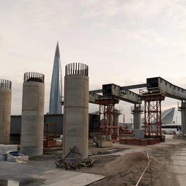 Началось строительство II очереди развязки Приморского шоссе и магистрали М-32 | Источник: Администрация Санкт‑Петербурга