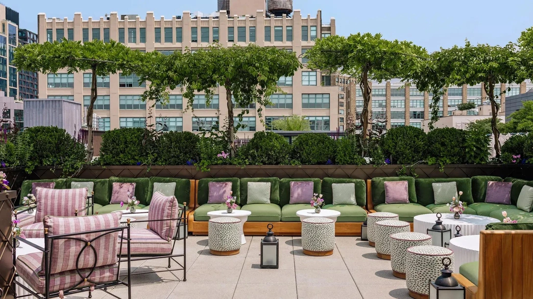 Пастель и ар-деко: новый отель в Нью-Йорке от Мартина Брудницки | Источник: архив пресс-служб