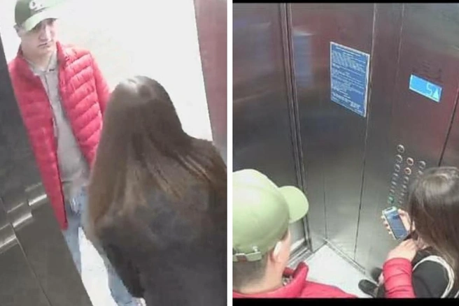 скрытая камера в лифте что творится