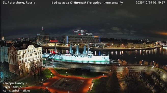 Погода в Петербурге стабильна: тепло, местами небольшой дождь | Источник: кадр супервидовой веб-камеры