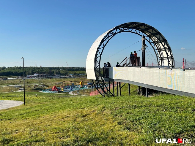 Такой вот там зиплайн | Источник: Андрей Бирюков / UFA1.RU