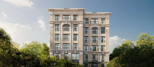 Будущий дом строят в классическом стиле, чтобы он не сильно выделялся среди старой застройки Арбата | Источник: zhk-clos-17-i.cian.ru