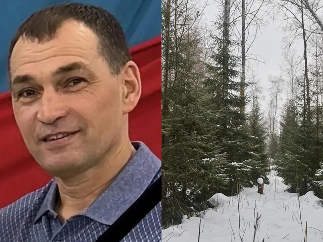 Олег Бритвин погиб в лесу | Источник: читатель E1.RU; Александр Ощепков / NGS.RU