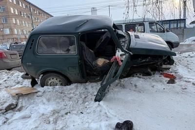 Столкновение Нивы и Шевроле в Бузулуке: пять пострадавших