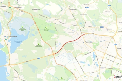 На КАД между ЗСД и Выборгским шоссе ввели ограничения