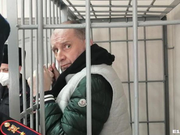 Михаил Клок настаивал на том, что выстрелы произвел не он, а его водитель и телохранитель Насими Мамедов. | Источник: Евгений Кошек / E1.RU