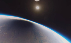Вот как выглядит солнечное затмение из космоса (видео)