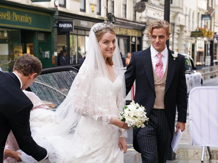 Александр Огилви на свадьбе своей сестры Флоры, 2021 год