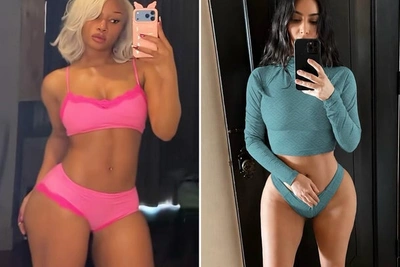 Megan Thee Stallion против Ким Кардашьян: битва осенних образов