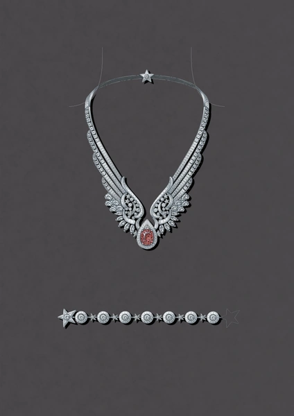 Колье Wings of Chanel из коллекции Reach for the Stars, Chanel Joaillerie | Источник: Chanel 