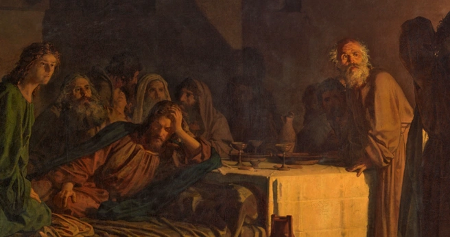 «Тайная вечеря» (1863), Николай Ге | Источник: Русский музей
