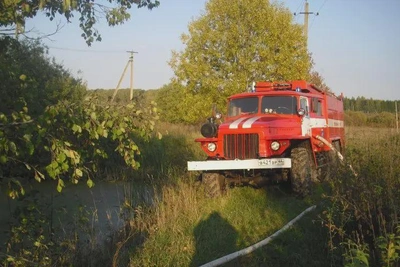 В Межевском районе тушат лесной пожар