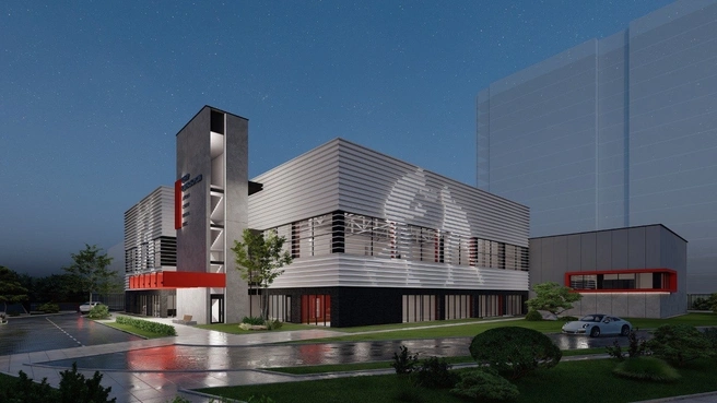 Так комплекс будет выглядеть ночью | Источник: krgp_ru / vk.com