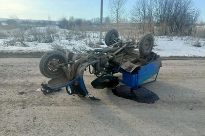 Авария с мотороллером в Северном районе: водитель без прав