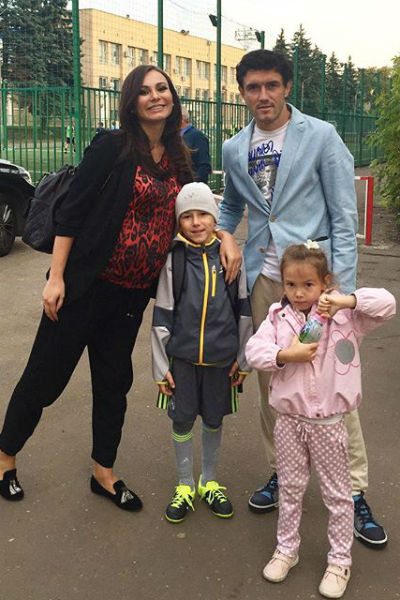 Инна и Юрий Жирковы с детьми