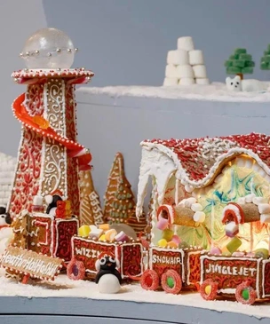 В Лондоне открылся «Пряничный город» — съедобный мегаполис, созданный архитекторами