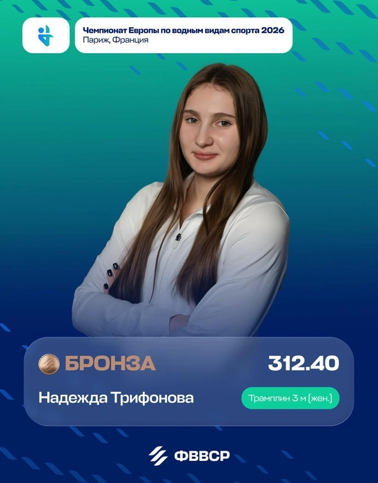 Петербурженка Надежда Трифонова завоевала бронзу в прыжках в воду на чемпионате Европы | www.fontanka.ru