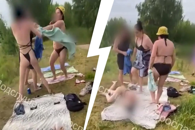 В Сочи сняли двух девушек, раздевшихся догола на пляже при детях