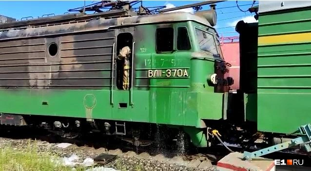 В пожаре чудом никто не пострадал | Источник: читатель E1.RU