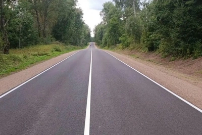 В Себежском районе отремонтировали более 14 км дороги