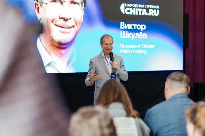 Виктор Шкулёв пожелал всем участвовать в Народной премии, чтобы дать толчок развития для своего бизнеса | Источник: Ксения Зимина