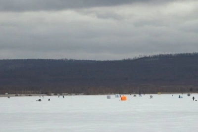 На озере Иргень убрали незаконные рыболовные сети
