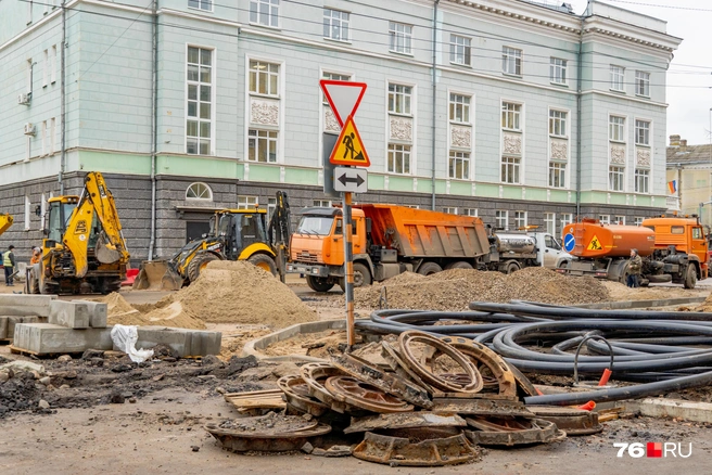 Пока всё выглядит страшно, но это временно | Источник: Кирилл Поверинов / 76.RU