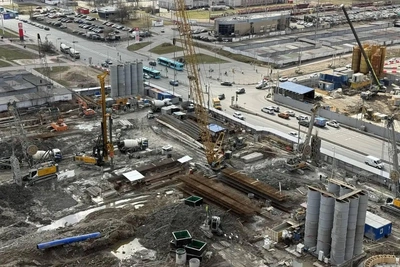 Фиолетовая линия метро: на «Каменке» заметили начало работ