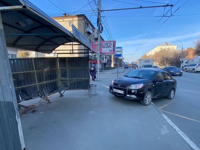 Авария произошла в дневное время 31 октября. | Источник: Анастасия Хрипушина / NGS.RU