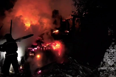 Мужчину спасли при пожаре на Колтушском шоссе