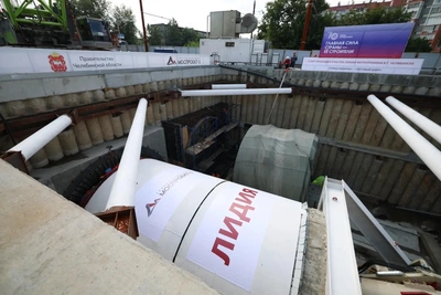 «Лидия» начала проходку третьего тоннеля метротрама в Челябинске