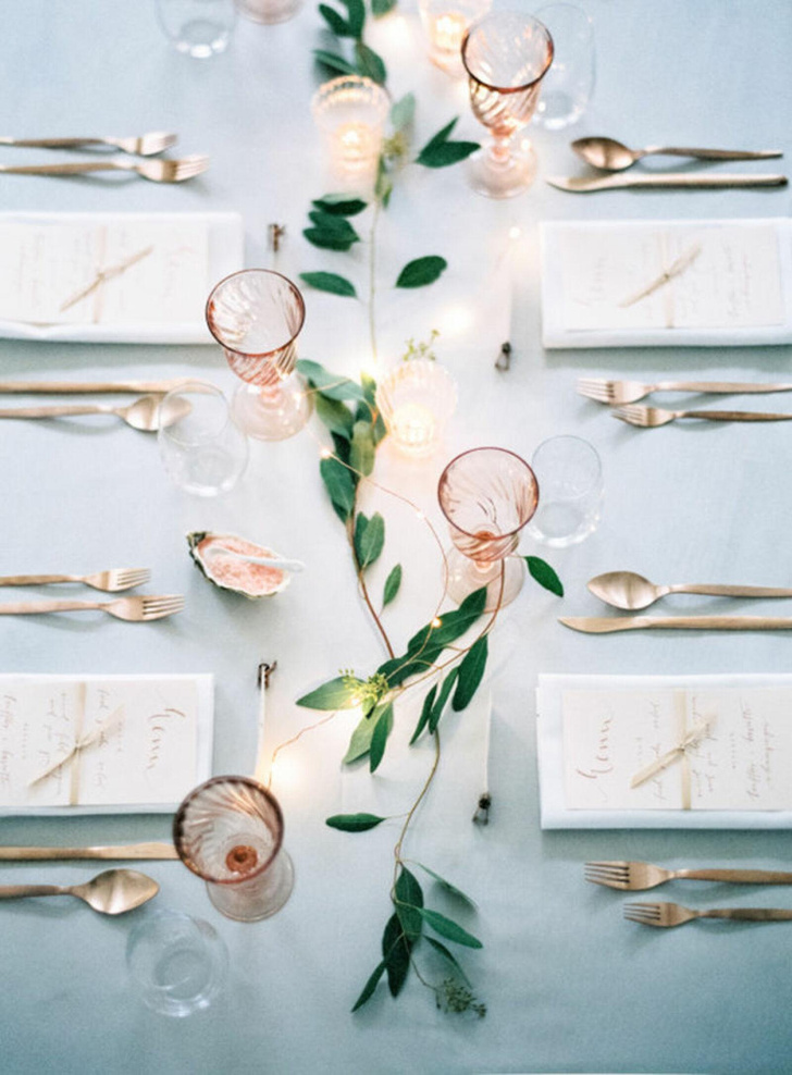 Оформление свадебного стола – 35 идей для названий