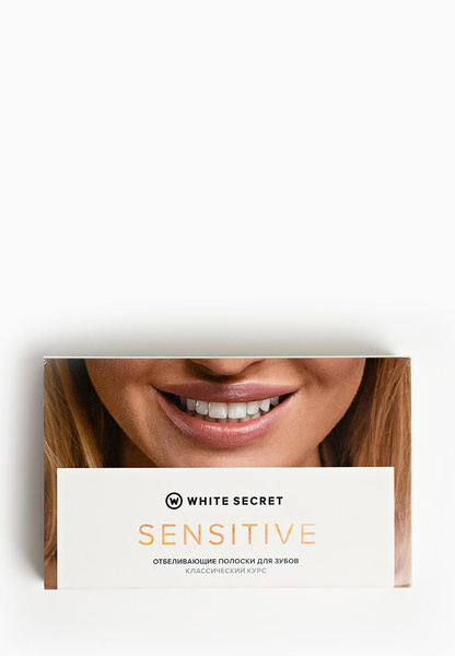 Полоски для зубов отбеливающие Sensitive White Secret