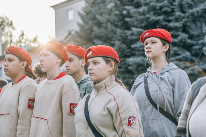 Воспитанники центра допризывной подготовки «Аванпост» | Источник: Официальное сообщество фестиваля в ВК