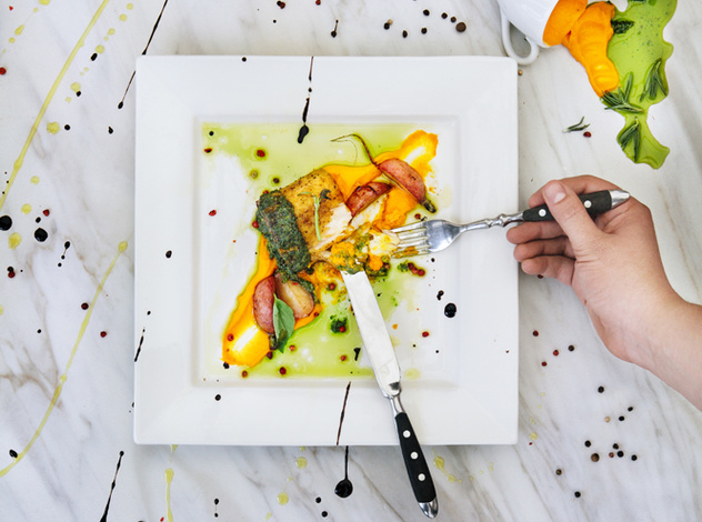 Что едят шеф-повара: равиоли с омаром под соусом вонголе