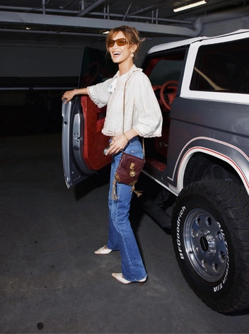 Она была рождена для бохо-шика — новый выход Беллы Хадид | marieclaire.ru