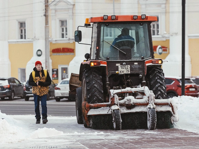 Город остаётся активным, несмотря на морозную погоду. | Источник: Артем Бауман / 76.RU